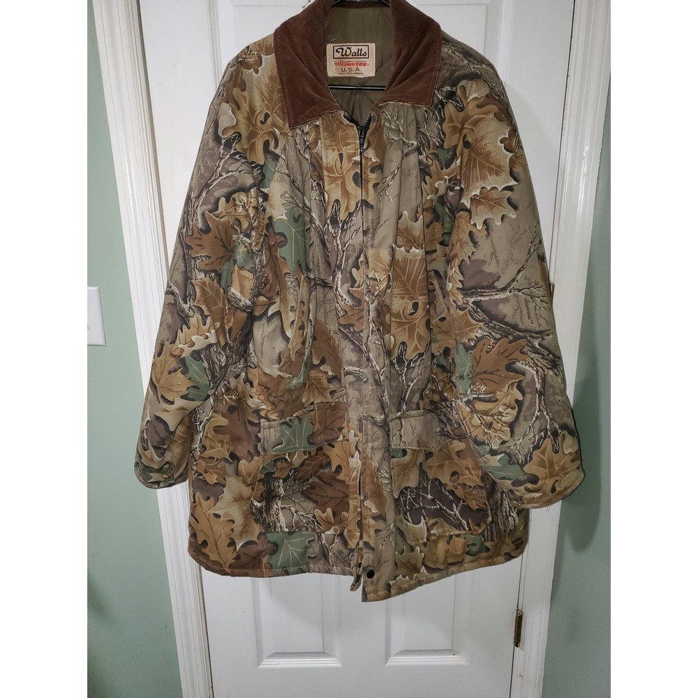 Walls Blizzard-Pruf Camo Jacket Mens Insulated Hunting Work Coat USA Made Camo